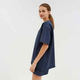 

Костюм женский (футболка, шорты) MINAKU: Casual Collection цвет графит, размер 44