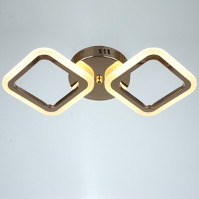 

Люстра с ПДУ 1008/2 36Вт LED, золото 48х24х5 см