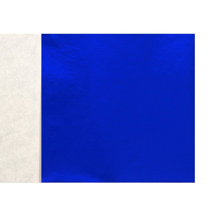 фото Набор поталь 100 листов 8*8,5см, цвет фольгированный синий calligrata