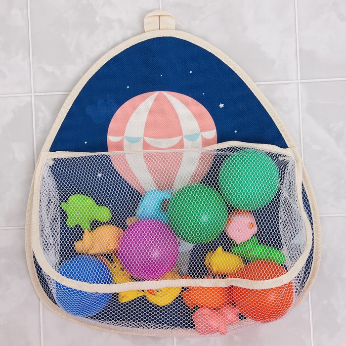 Сетка для хранения игрушек в ванной "Воздушный шар"
