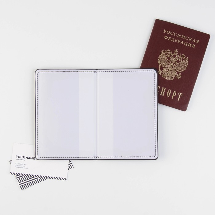 

Обложка для паспорта Man's passport, искусственная кожа