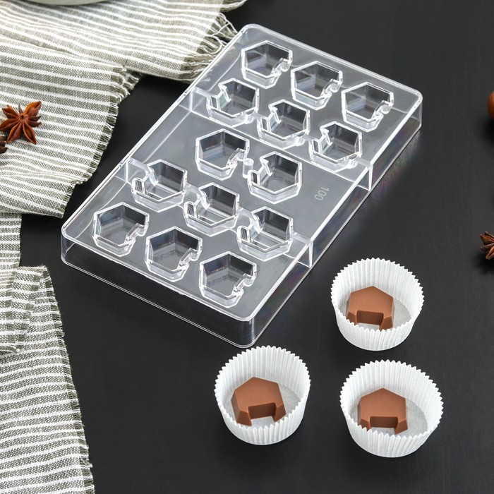 форма для шоколада и конфет конструктор 14 ячеек 20×12×2 5 см ячейка 2 8×2 8×0 8 см Форма для шоколада и конфет «Конструктор», 14 ячеек, 20×12×2,5 см, ячейка 2,8×2,8×0,8 см