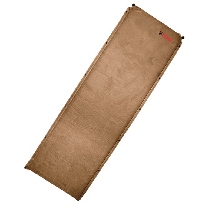 Ковер самонадувающийся BTrace Warm Pad Double, 188х130х5 см, цвет коричневый коврик самонадувающийся btrace warm pad 5 192х66х5 см коричневый