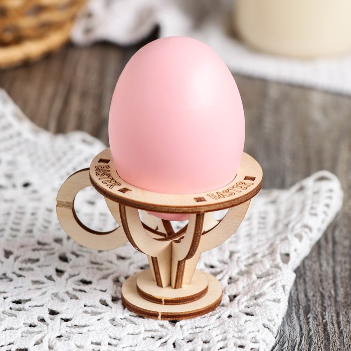 Подставка для яиц пасхальная, 1 ячейка, 6×6×5 см пасхальная подставка на 6 яиц композиция на 6 яиц