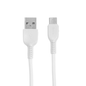 

Кабель Hoco X13, Type-C - USB, 3 А, 1 м, PVC оплетка, белый