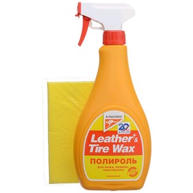 

Полироль Супер блеск Leather Tire Wax Super Gloss, 500мл