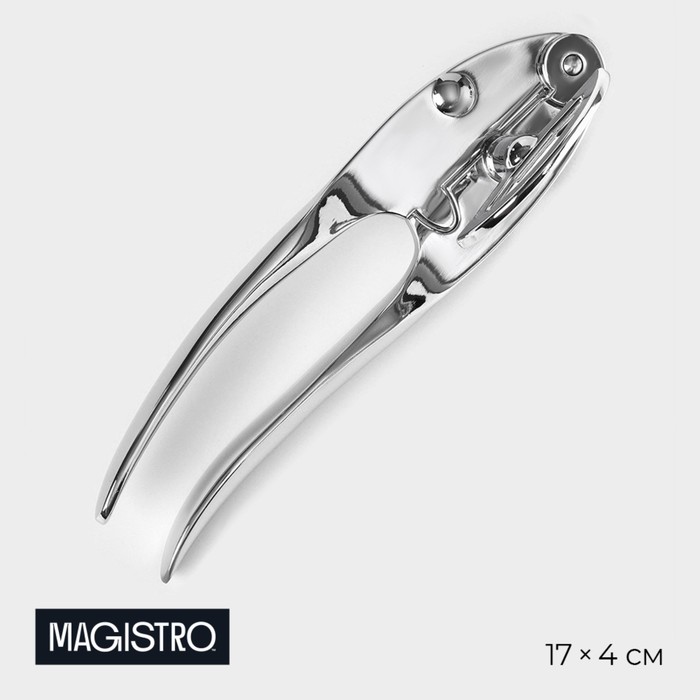 Нож консервный Magistro Volt, нержавеющая сталь, цвет серебряный овощечистка magistro volt нержавеющая сталь цвет серебряный
