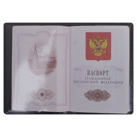 

Обложка для паспорта, цвет синий