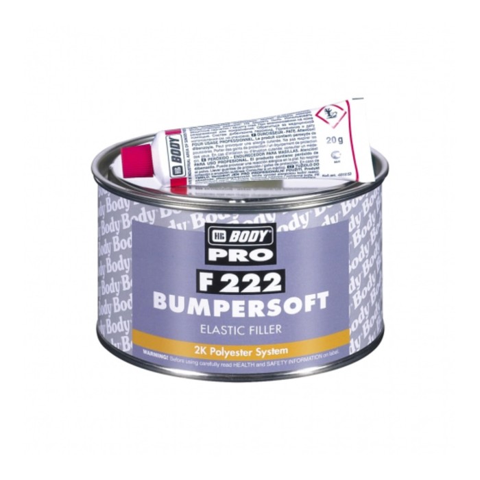 

Шпатлевка BODY PRO F222 BUMPERSOFT, черная, 1 кг