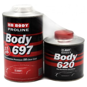 

Лак HB BODY PROLINE 697, 1 л + Отвердитель HB BODY PROLINE 620, 0,5 л