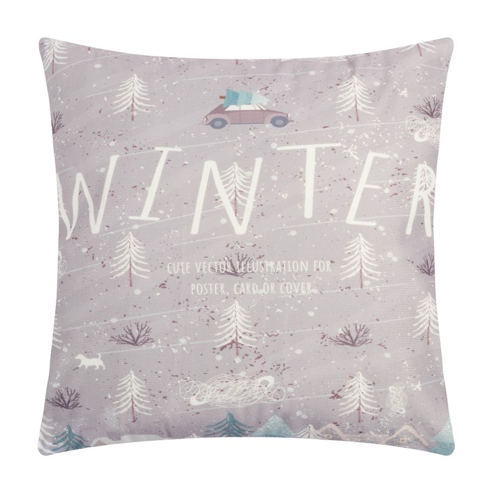 

Наволочка декоративная Этель «Winter» 40х40 см, 100% п/э