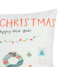 

Наволочка декоративная Этель «Merry Christmas» 40х40 см, 100% п/э