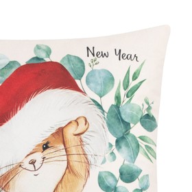 

Чехол на подушку Этель "New year", 40*40 см, 100 п/э, велюр
