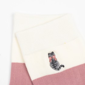 

Носки женские MINAKU «Кошка», цвет розовый, размер 36-39 (23-25 см)