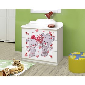 

Комод "Котята" 800х450х820 белый