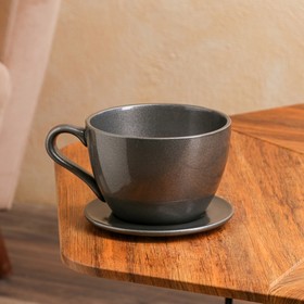 

Горшок для цветов "Флоренция" графит, 1.2л.