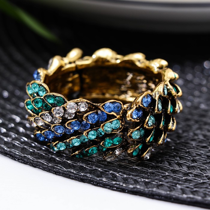 Кольцо для салфетки «Елизавета», 5×5×2 см, цвет металла золотой кольцо для салфетки жемчуг 5 5×5 см цвет золотой