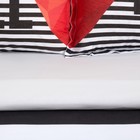 Комплект: пододеяльник и 2 наволочки Love Forever 200*217 см, 50*70+3 см - 2 шт, 100% хлопок - Фото 2