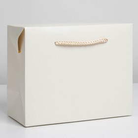 Пакет—коробка «Белый», 23 × 18 × 11 см Ош