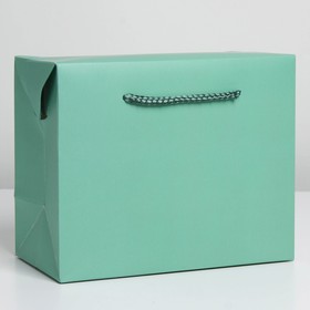Пакет—коробка «Тиффани», 23 × 18 × 11 см Ош