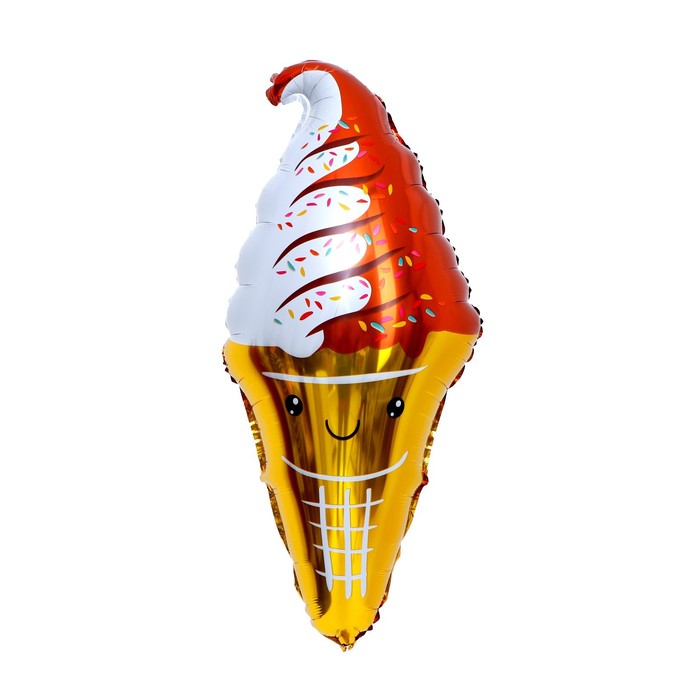 Шар фольгированный 40 «Мороженое - шоколад» шар фольгированный 24 разноцветное мороженое