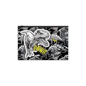 

Папка-конверт на ZIP-молнии B5 (289х214 мм), 160 мкм, ErichKrause Dinosaur Park, глянцевая, полупрозрачная, с принтом