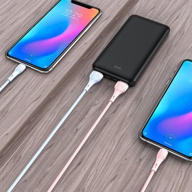

Кабель Hoco X49, Type-C - USB, 3 А, 1 м, PVC оплетка, клипса, розовый