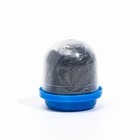 Бахилы "Эконом" в капсулах, черные с синей крышкой  130*400 мм, 20 мкм, 2,4 гр.