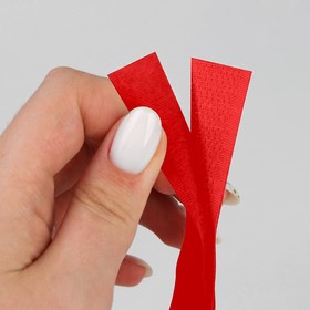 

Липучка, 20 мм × 25 см, цвет красный