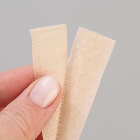 

Липучка, 20 мм × 25 см, цвет бежевый