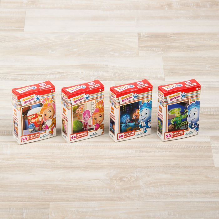 Пазл-мини "Фиксики", 54 элемента, МИКС