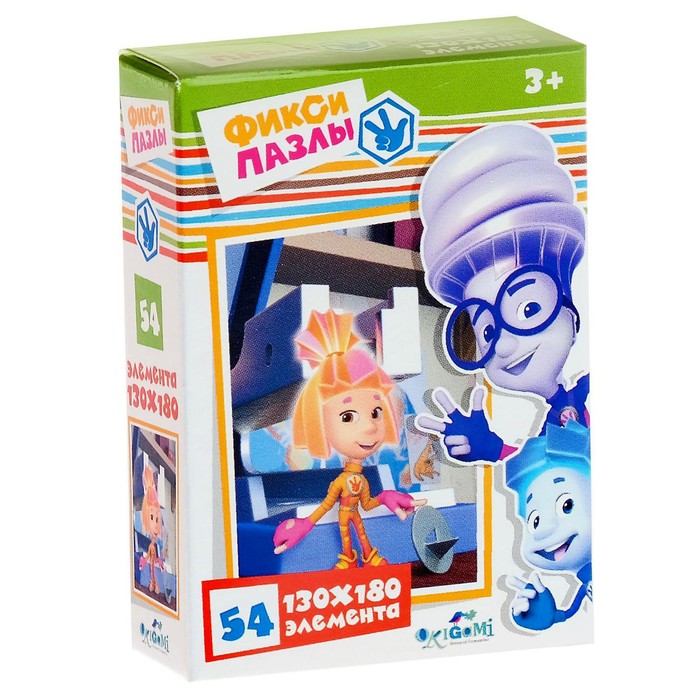 Мини-пазл "Фиксики", 54 элемента, МИКС