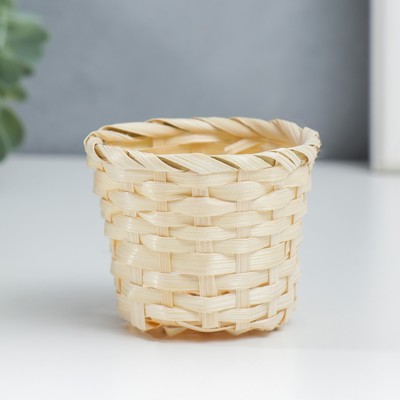 Корзина декоративная солома