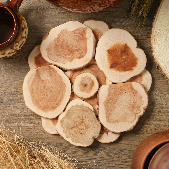 Подставка под горячее «Классика», D=22 см, можжевельник