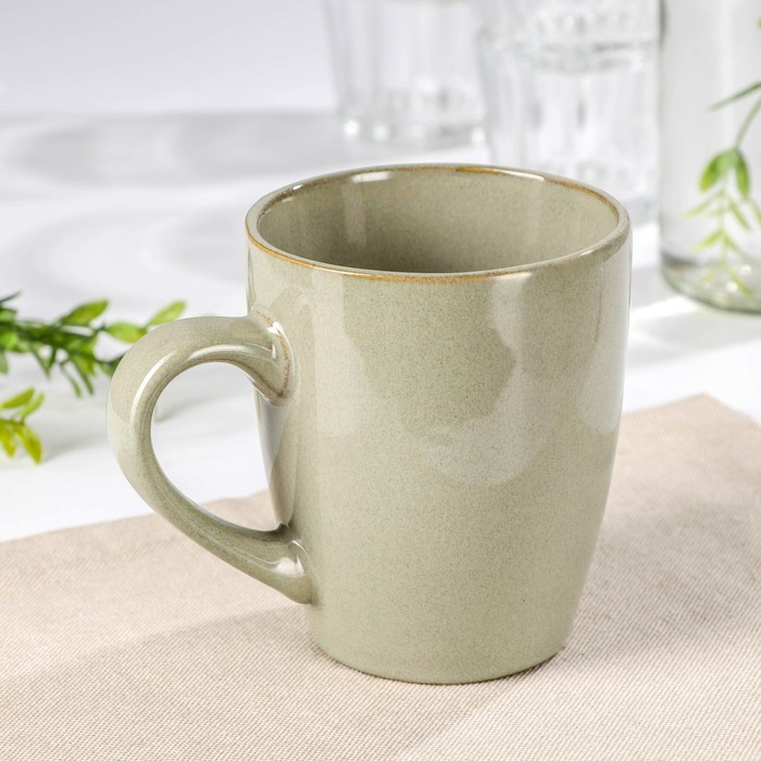 

Кружка керамическая Доляна «Норди», 360 мл, цвет серый