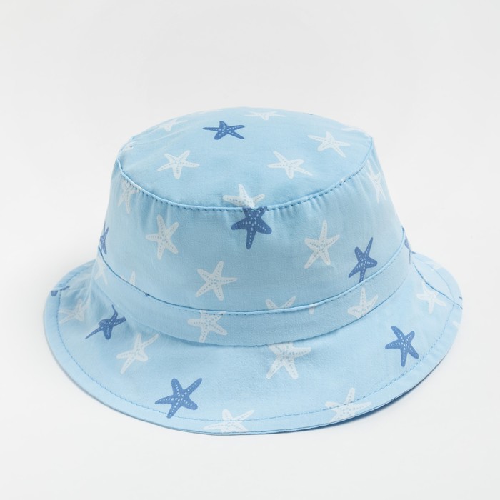 Панама детская MINAKU Морская звезда, цвет голубой, размер 46