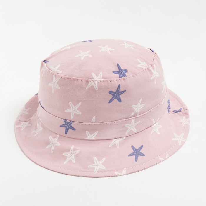 Панама детская MINAKU Морская звезда, цвет розовый, размер 46