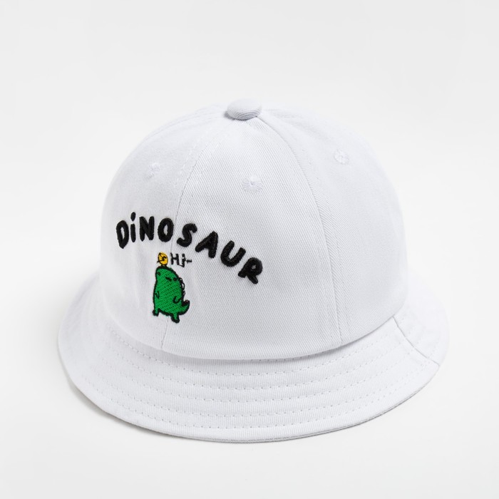 

Панама для мальчика MINAKU "Dinosaur", цв. белый, р-р 48