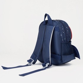 

Рюкзак детский, отдел на молнии, наружный карман, 2 боковых кармана, цвет синий