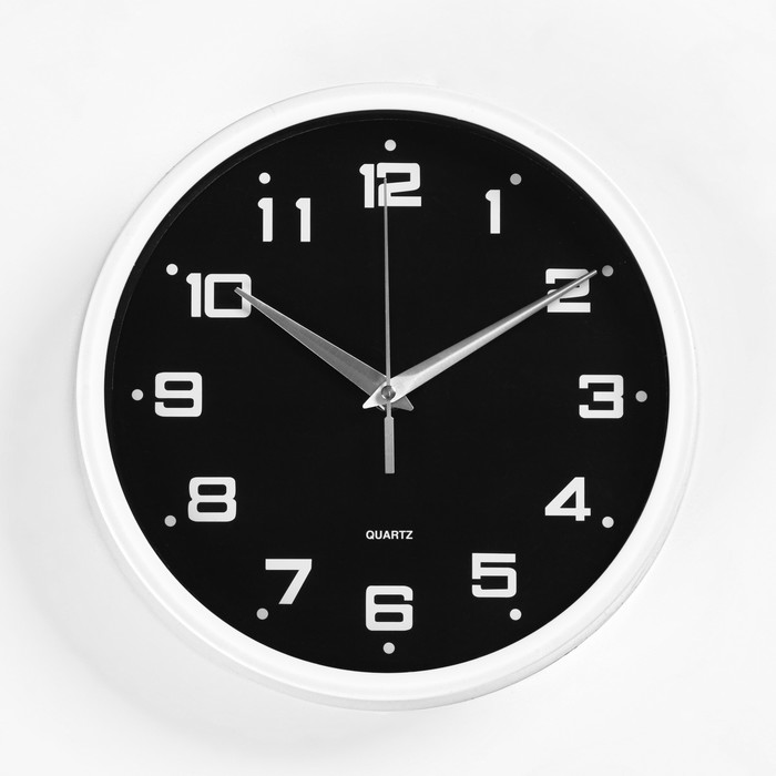 Часы настенные Эдит, d-25 см, дискретный ход часы настенные герб дискретный ход d 29 см бордовый обод