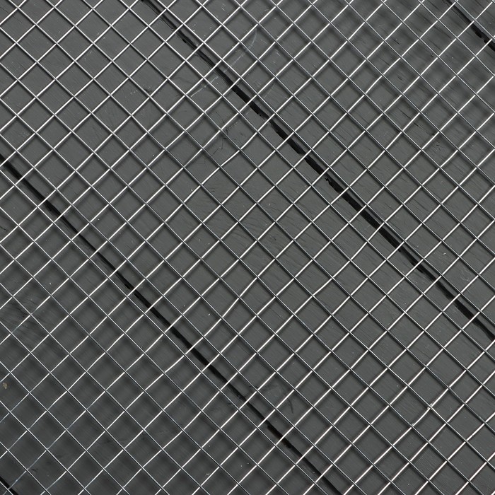 Сетка оцинкованная, сварная 1 × 10 м, ячейка 10 × 10 мм, d = 0.8 мм, металл