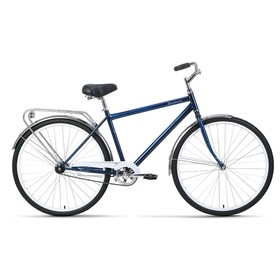 Велосипед 28' Forward Dortmund 1.0, 2022, цвет темно-синий/белый, размер рамы 19' Ош