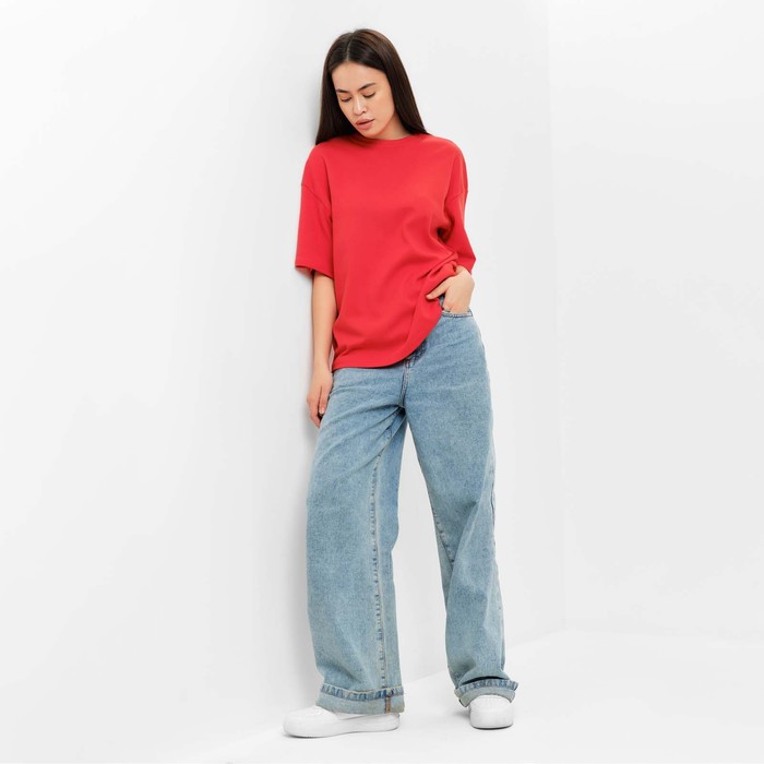 

Футболка женская MIST Basic, размер L-XL, цвет красный
