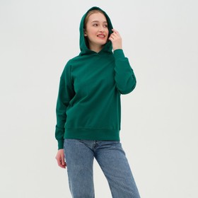 

Худи женское, цвет изумруд, размер 52