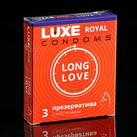 Презервативы LUXE ROYAL Long Love, 3 шт. Ош