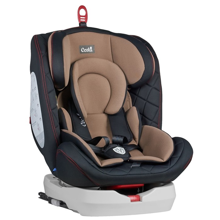 Автокресло детское KBH303 IsoFix, цвет чёрный-кремовый