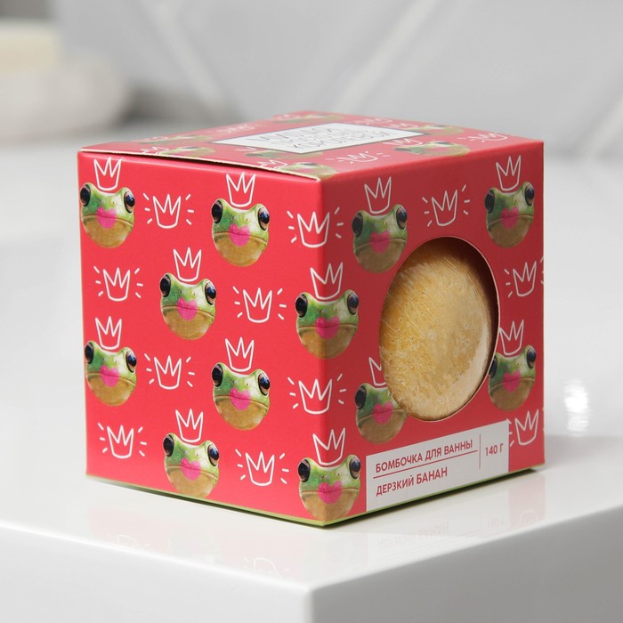 

Бомбочка для ванны в коробке «Милая, просто будь королевой» 130 г, с ароматом банана