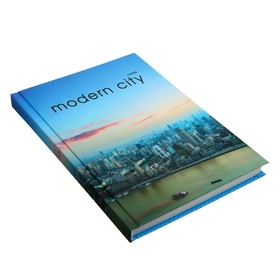 

Колледж-тетрадь А5, 160 листов, твёрдая обложка, Modern city, матовая ламинация, клетка, выборочный лак, блок 60 г/м2