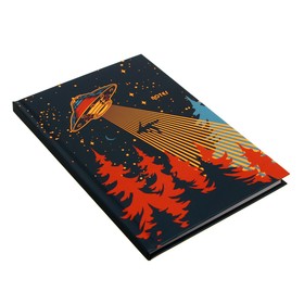 

Колледж-тетрадь А5, 80 листов, твёрдая обложка, Neon style No 3, матовая ламинация, клетка, пантон, блок 70 г/м2