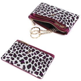 

19032601MNP Ключница, отдел на молнии, цвет фиолетовый 13,5х9х0,5см